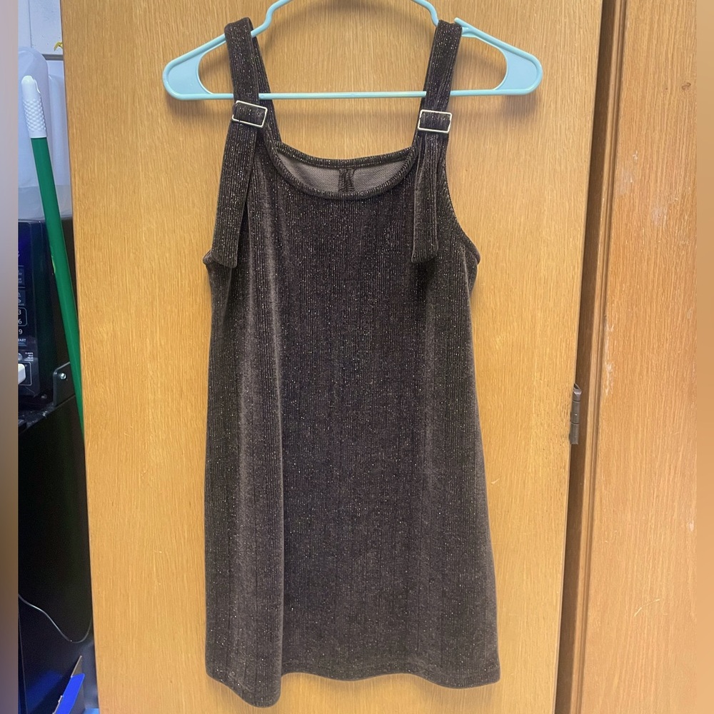 brown mini dress